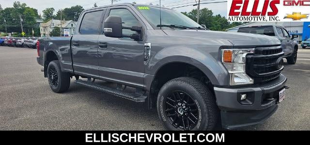 2022 Ford F-350 XLT in Gray — front three-quarter view