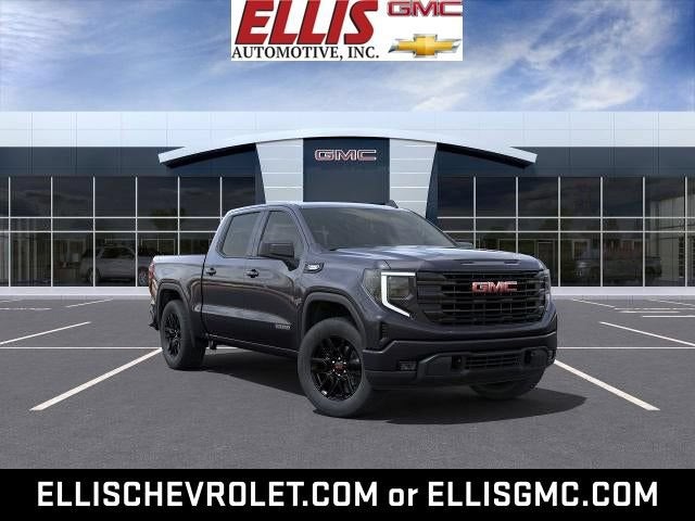 2025 GMC Sierra 1500 Elevation in Titanium Rush Metallic — front three-quarter view